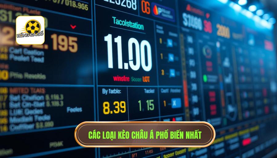 Bảng tổng hợp cách đọc kèo châu Á phổ biến